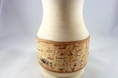 Vase mit Birkenholz W-14